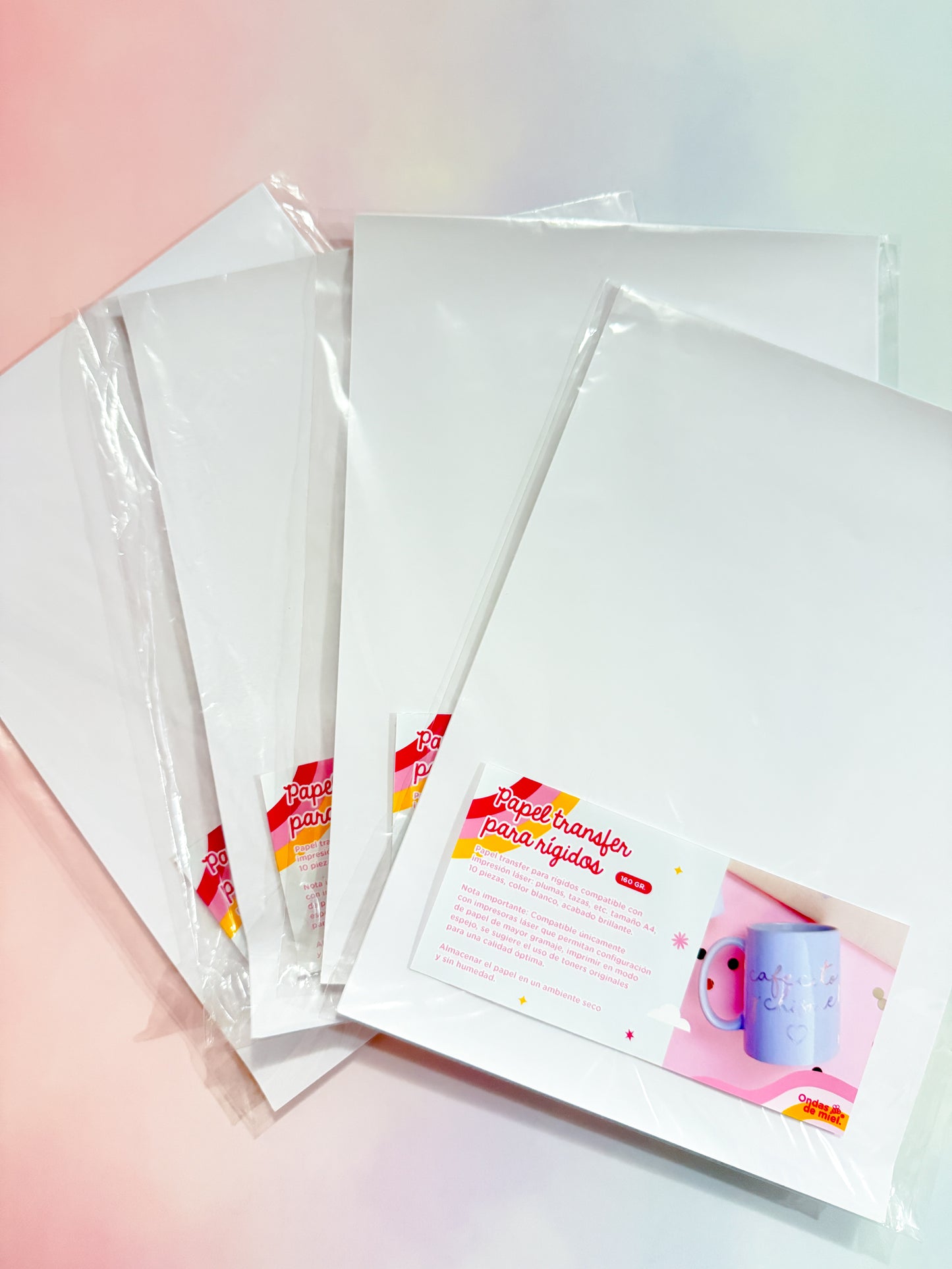 Papel transfer para rígidos