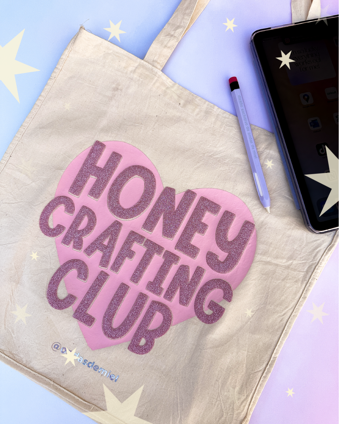 Totebag "Honey Crafting Club"