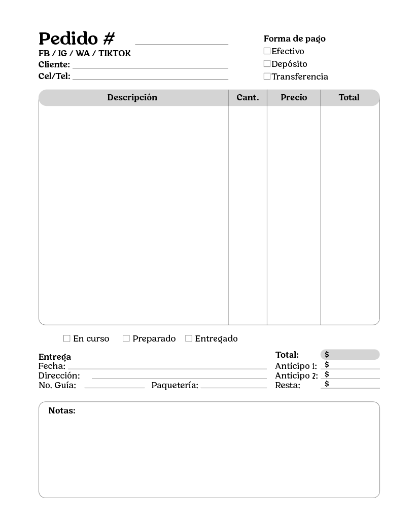 Libreta Emprendedora