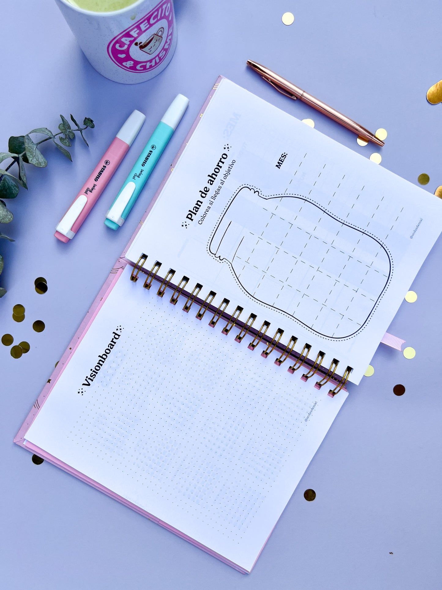 Planner Diario (Sin Fechas)