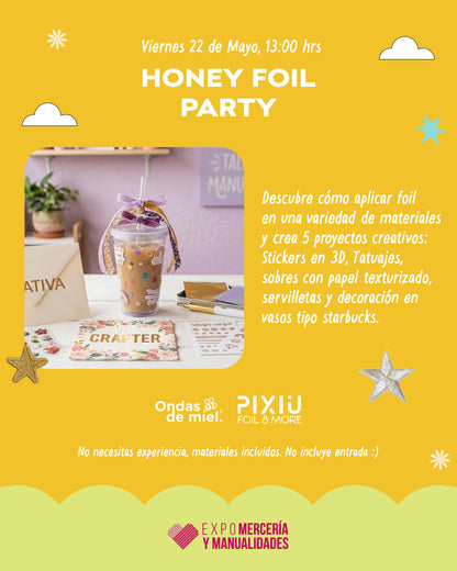 HONEY WORKSHOPS / EXPO MERCERÍA Y MANUALIDADES 2026 / 20 AL 24 DE MAYO / WTC CDMX