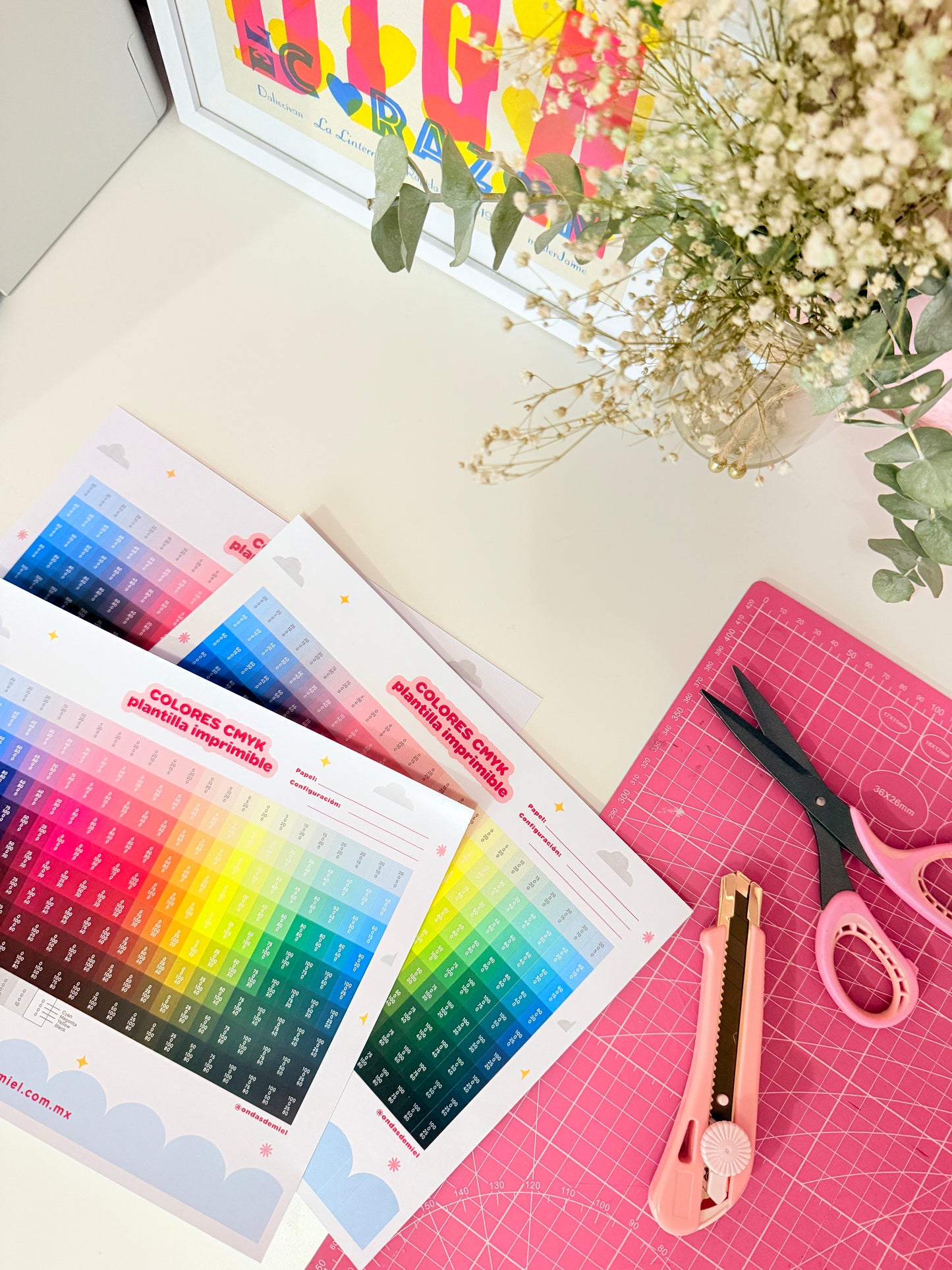 Plantilla Imprimible - Colores CMYK
