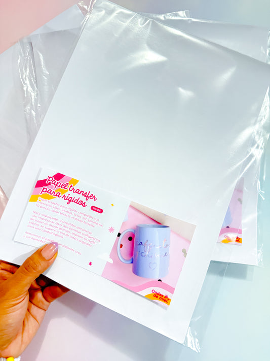 Papel transfer para rígidos